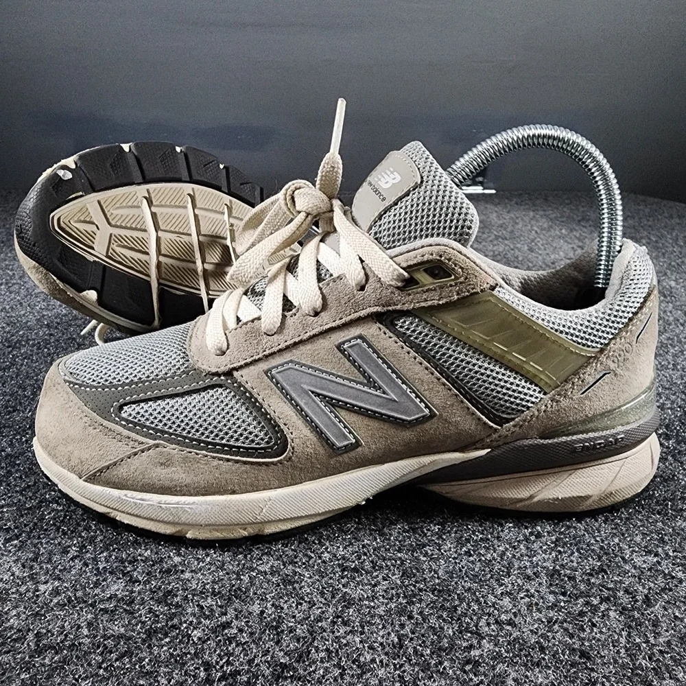 New Balance 990v5 Sneakers Women 5 Grey Low Top Suede Mesh